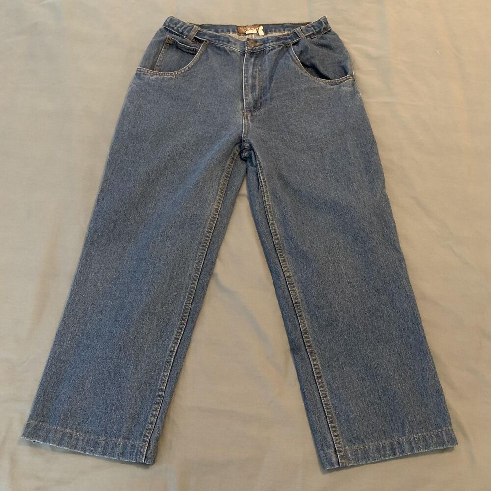 Haband Tailgater Jeans Mens‎ 32x30 Blue Denim Relaxed Fit Comfort Waist Pants